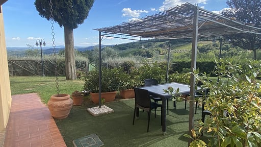 Villa Le Ripe Terras/Veranda