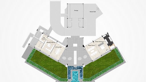 Villa Leelawadee Floor plan