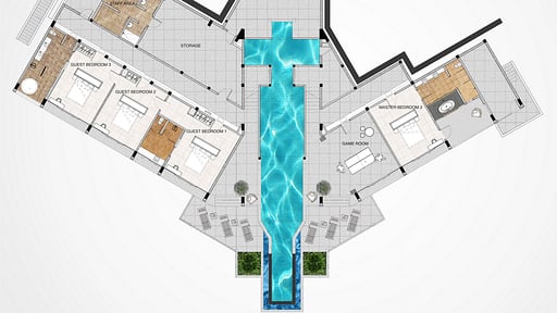 Villa Leelawadee Floor plan