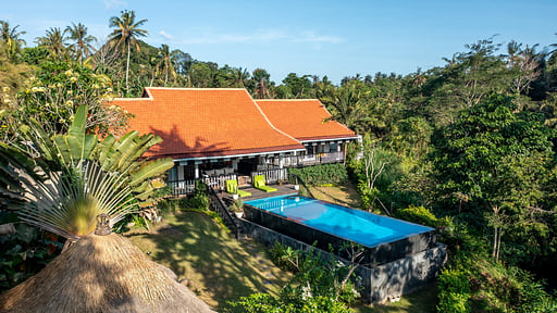 Villa Lepak by the River Fotos de dron