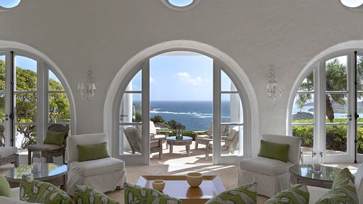 Villa Les Amis du Vent Woonkamer