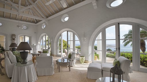 Villa Les Amis du Vent Woonkamer