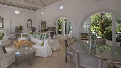 Villa Les Amis du Vent Woonkamer