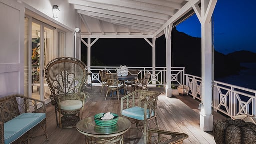 Villa Les Lataniers Terrasse/Veranda