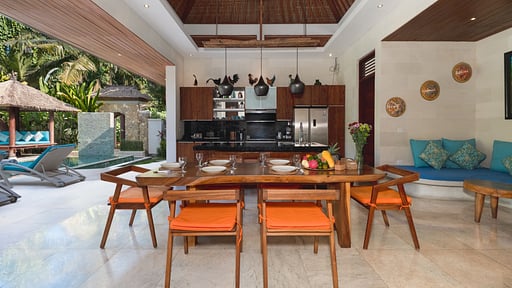 Villa Liang Ubud Dining area