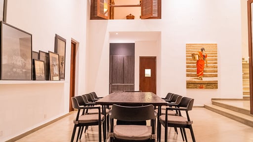 Villa Lily Pod Dining area