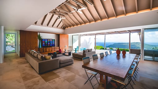 Villa Lina Colombier Eethoek