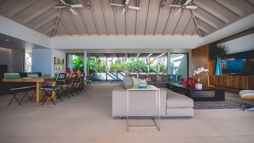 Villa Lina Colombier Woonkamer