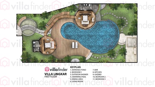 Villa Lingkar Floor plan
