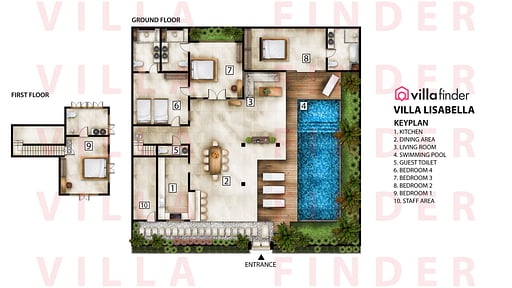 Villa Lisabella Floor plan