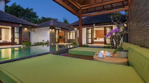 Villa Litera Seminyak Terras/Veranda