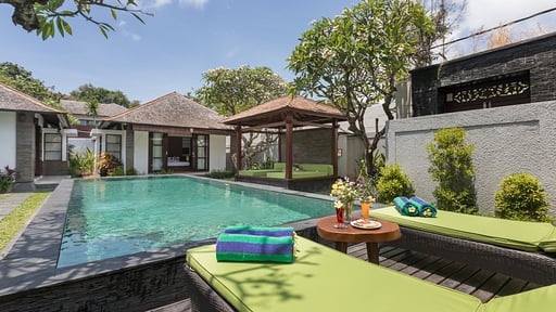 Villa Litera Seminyak Terras/Veranda