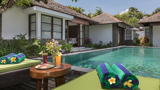 Villa Litera Seminyak Terras/Veranda