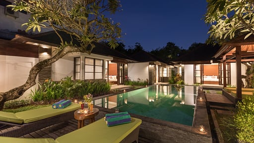 Villa Litera Seminyak Terras/Veranda