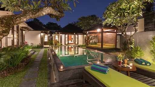 Villa Litera Seminyak Terras/Veranda