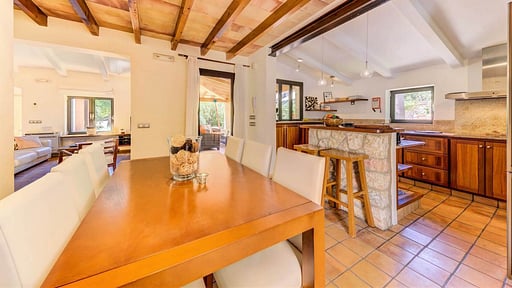 Villa Llenyater Zona pranzo