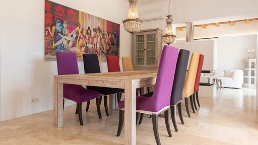 Villa Lorenzo Dining area