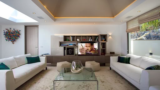 Villa Loukoko Wohnbereich