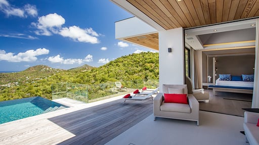 Villa Loukoko Schlafzimmer 1