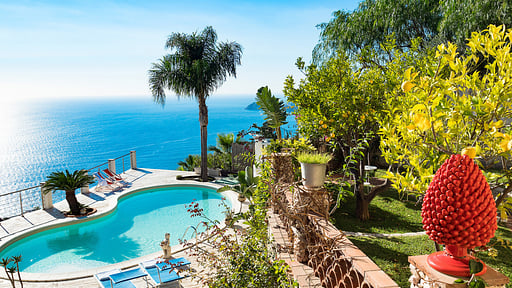 Villa Luce Letojanni Zwembad