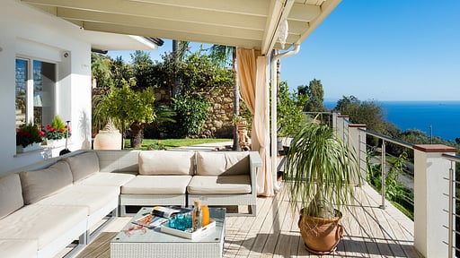 Villa Luce Letojanni Terras/Veranda