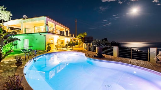 Villa Luce Letojanni Zwembad