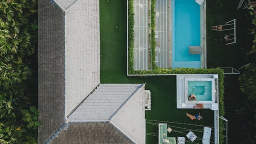Villa Luja Canggu Drone pictures