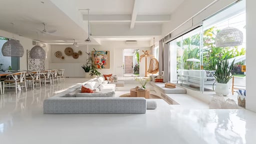 Villa Luja Canggu Living room