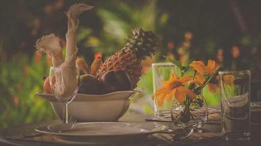 Villa Lumbini Lagoon Dining area