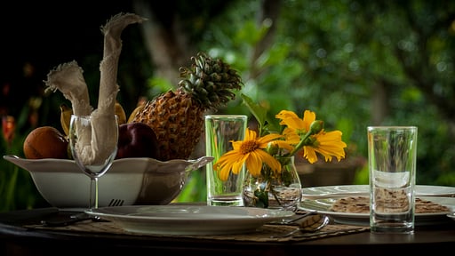 Villa Lumbini Lagoon Dining area