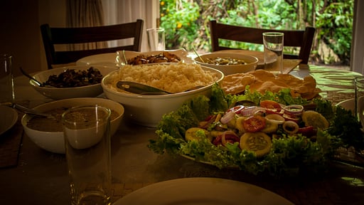 Villa Lumbini Lagoon Dining area