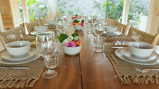 Villa Lunala Dining area