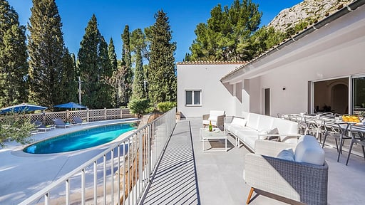 Villa Luziana Terrasse/Veranda