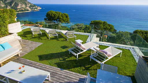 Villa M Eze Rooftop lounge