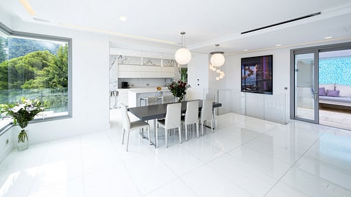 Villa M Eze Dining area