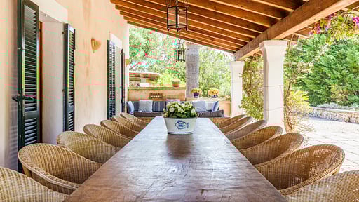 Villa Mable Обеденная зона