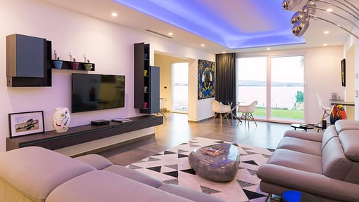 Villa Maddalena Woonkamer