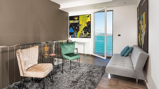 Villa Maddalena Woonkamer