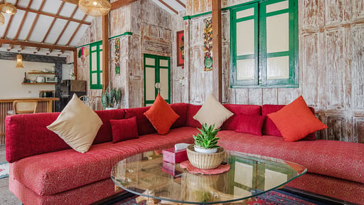 Villa Madeira Joglo Temo Living room