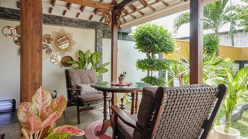Villa Madeira Joglo Temo Living room