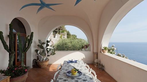 Villa Madonna di Costantinopoli Dining area