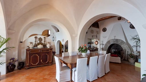 Villa Madonna di Costantinopoli Dining area