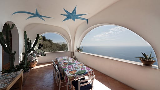 Villa Madonna di Costantinopoli Dining area