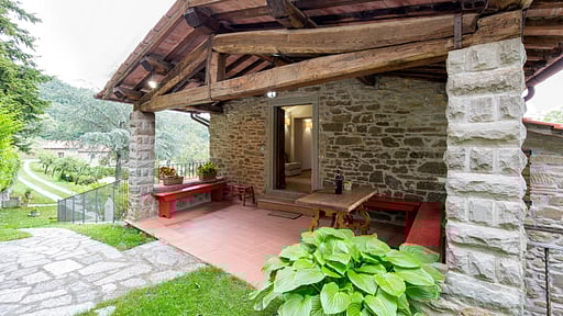 Villa Magnolia Cortona Terrasse