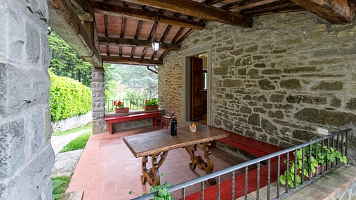 Villa Magnolia Cortona Terrasse