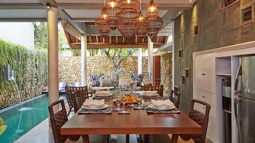 Villa Mahala Hasa Dining area