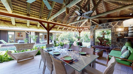 Villa Mahita Terrasse/Veranda