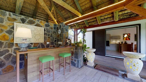 Villa Mahita Bar im Freien