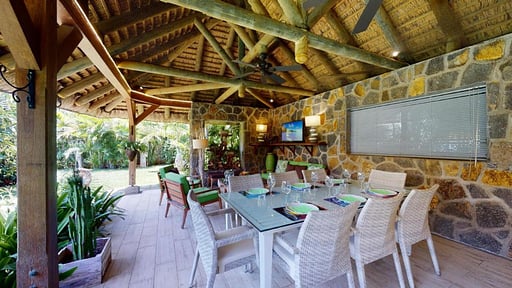 Villa Mahita Terrasse/Veranda