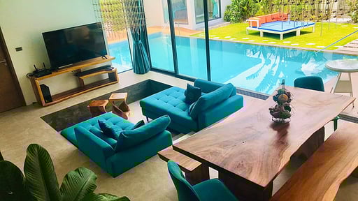 Villa Mai Mee Pan Ha Woonkamer